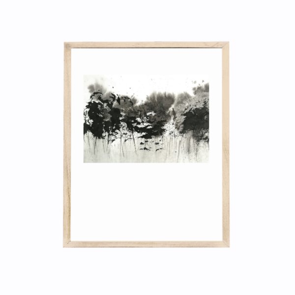 "Bosque y tormenta de pájaros" 20 x 25 cm - Image 2