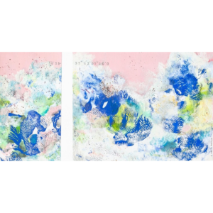 "Mar que trema" Díptico. 40 x 50 cm