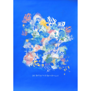 "Mar eléctrico. Coordenada Luz" 100 x 70 cm